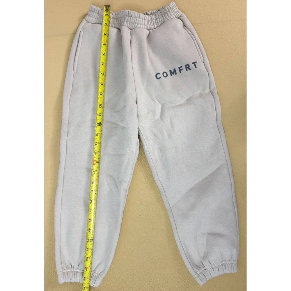 NIB Comfrt Kids Tranquil Sweatpants XS Cotton Off-White‎